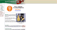 Desktop Screenshot of poollobster.com